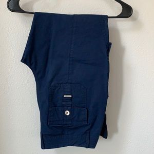WHBM Navy Crop Pants